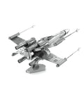 Star Wars X Wing Fighter 3D Metal Model Kit Unassembled No Glue Or Solder Needed With Easy Clip Tabs And Tweezers Recommended Build