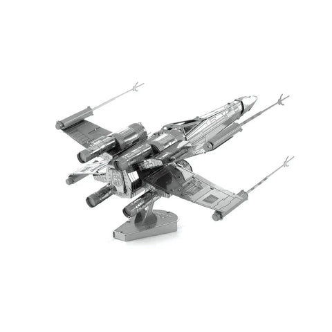 Star Wars X Wing Fighter 3D Metal Model Kit Unassembled No Glue Or Solder Needed With Easy Clip Tabs And Tweezers Recommended Build