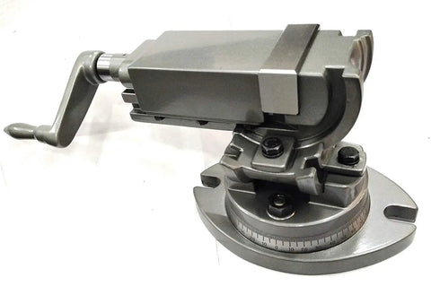 Dead Solid 2 Inch Three Way Swivel Tilting Milling Vise Heavy Duty Cast Iron Work Holding Fixture With Killer Grip precision angle clamping tool