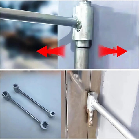 Heavy Duty Door Hinge Gap Adjuster Tool With Double Head Pro Grade Steel Spanner for 8.5 To 17.5mm Small Gap Compatibility 2025 Upgrade