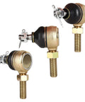 Ball Joint Kit For Club Car DS Golf Cart 1976 To 2008 Set Of 3 Tie Rod Ends Two Left Hand Threads OEM 7540 And One Right Hand Thread OEM 7539 Non Greasable Self Lubricating Direct Replacement, three tie rod ends