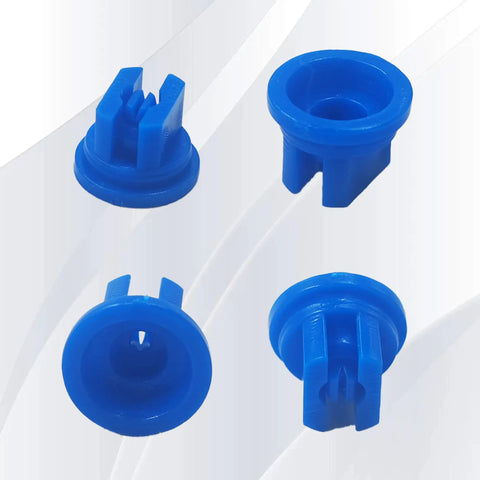 16 Pack Flat Fan Spray Nozzle Tips Set 0.3mm Aperture For Backpack Sprayers 110 Degree Plastic Spray Tips For Greenhouse Garden And Weeding Equipment Blue