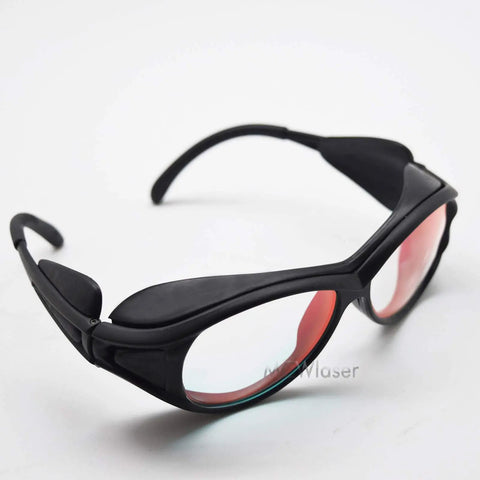Top Shelf Two Pack Laser Safety Goggles Offering Tight OD5 Plus Blockage For 808 830 850 Nm Infrared Light side view of protective eyewear