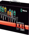 Kraftform XXL 12 Piece Insulated Slotted Screwdriver Set With VDE Rating And Voltage Tester All In One Electrician Grade Multi Pack