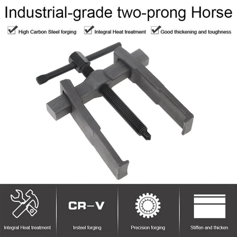 Two Jaw Gear Puller With Adjustable Arms For Internal And External Bearing Removal Heavy Duty 3 Inch Pulley Flywheel Gear Extraction Tool