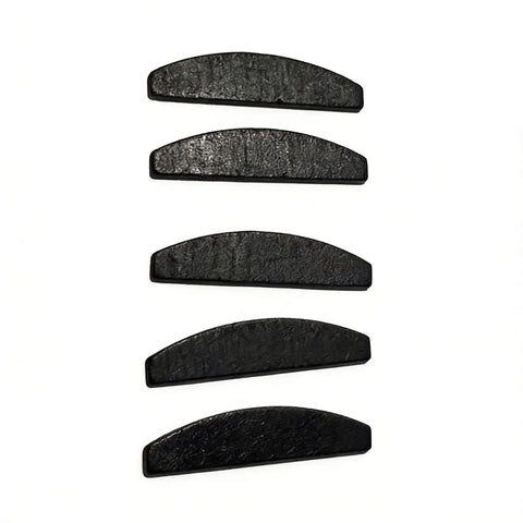 Heavy Duty Rotor Vane Keys 5 Pack for Air Die Grinder Sander Polisher Tool Replacement Compatible 01480 51400, black rubber pieces.