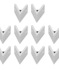 Heavy Duty Aluminum Angle Corner Brackets 10 Pack for 2020 3030 4040 Aluminum Extrusion T Slot Rail Joints built tough displayed in rows