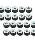 Motorcycle Rubber Grommets Kit With Shock Absorption And Anti Vibration For Smooth Rides Sturdy Metal And Rubber Buffer Rings For Riding And Long Distance Journeys Easy To Install, set of 20