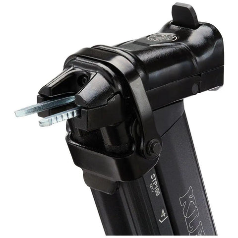 Beefy Heavy Duty Staples For Ground Wire And Molding Installations with Utility Staple Starter STP100 close-up view