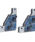 Heavy Duty Welding Magnet 2 Pack With Strong 61 Pound Pull Force, Dual Switch Holder For Steel And Iron Pipe.