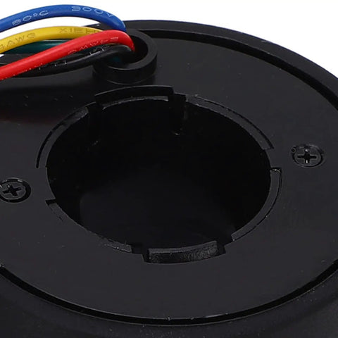 Base view of Finger Throttle For Electric Scooters Ultra Sensitive Accelerator Control with wires, black, durable design.