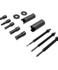 Heavy Duty Internal Bearing Extractor Puller Kit With 5 Opening Clamps Fits 9 To 23mm Blind Hole, chrome vanadium parts