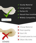 Comparison of product quality between Eight Pack Washer Agitator Dogs Replacement Kit and others, highlighting durability benefits