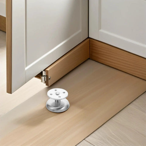Adjustable 35mm Height Stainless Steel Furniture Legs Set Of 4 With Screws under cabinet, round durable leg for modern homes