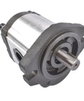 Industrial Hydraulic Gear Pump 4 To 12 GPM with 3/4 Inch Keyed Shaft, Right Clockwise, Cast Iron Flange, SAE A 2