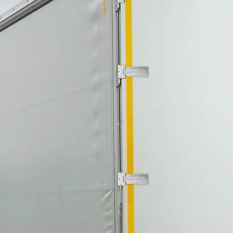 Beefy Heavy Duty Carriage Door Hinge For Trucks Side Doors Galvanized Iron Hardware 8.5mm Hole Diameter Smooth Seamless Design Replacement Easy Install Durable And Rust Resistant on truck side door