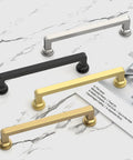 10 Pack 7.5 Inch Brushed Nickel Cabinet Pulls Made From Zinc Alloy For Kitchen Cabinets Durable Hardware Handles With Easy Install Slick Satin Finish To Upgrade Your Space, three finishes
