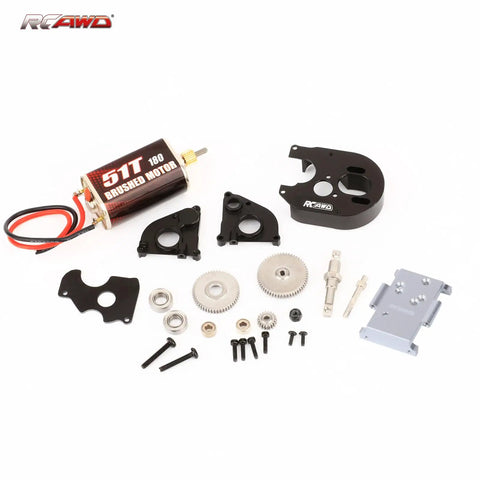 160 Percent Power Upgrade Motor 180 Size With 51T Transmission Gearbox For One Eighteen Hobbyplus CR18P EVO Rock Van Trail