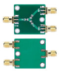 Top Shelf Slick 2 Way Rf Power Divider Module Dc To 5Ghz Broadband Signal Splitter with dual output ports and PCB design.