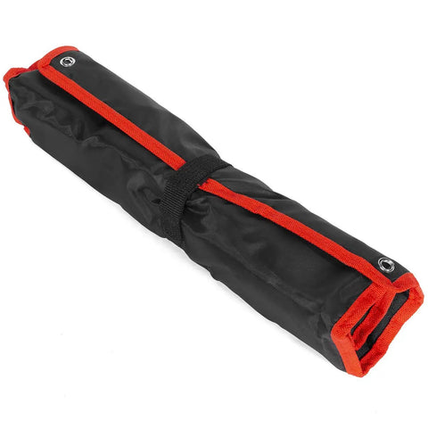 Black and red pouch for Nine Piece 11 Inch Long Reach Needle Nose Pliers Set For Tight Spots Bent Nose 45 Degree And 90 Degree