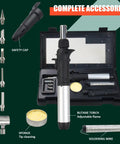Complete accessories for Butane Soldering Iron Kit With Self Ignition, Adjustable Flame Up To 2372 F, cordless heat gun and tips