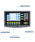 Pro Grade 3 Axis LCD DRO Readout For Milling And Boring Machines YH800-3 front view with digital display and buttons