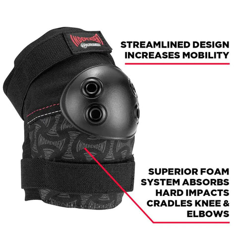 Six Pack Skateboard Pad Set For Juniors With Knee Elbow And Wrist Guards Contoured Fit Superior Foam Slim Profile