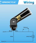 Wiring diagram for Smart Dusk To Dawn Photocell Sensor For Outdoor Lights Auto On Off IP65 Waterproof Up To 1800W Energy Saving