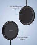 Two Pack 15W Fast Wireless Charger Pad For iPhone 17 Pro Max 17 Pro 17 16 15 14 13 12 And Samsung Galaxy S24 Ultra S23 Ultra S22 S21