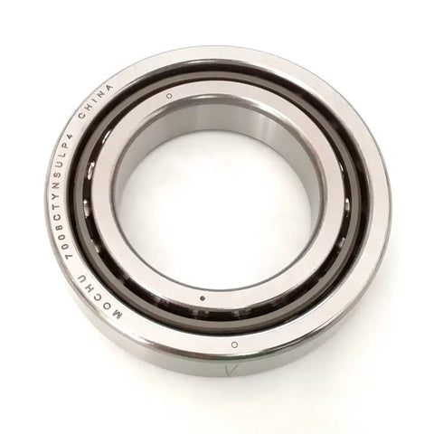 Single Row Angular Contact Ball Bearing 40X68X15MM ABEC 7 Precision Rated with two grooves for smooth operation.