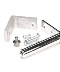 Top Right Door Hinge Kit For Commercial Refrigerators And Freezers, Replacement 933799, with screws and bracket, heavy duty stainless steel