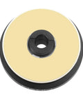 Pimp Your Ride With This Racing Style Steering Wheel Quick Release Short Hub Adapter Fits Honda Civic Del Sol Acura Integra Prelude 6 X 70mm Bolt Pattern Matte Black For The Daily Grind top view of black and yellow adapter.