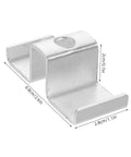 Heavy Duty Galvanized Saddle Clips For Steel Grating, 6.8cm long, carbon steel, secure industrial walkway installation.