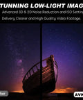Low-light imaging comparison with AI Auto Tracking 6 Camera PTZ Live Streaming System's advanced noise reduction.
