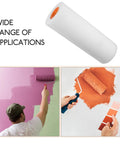 Pro Touch Paint Roller Replacement Sponge Head For Interior Walls And Baseboards White Plastic Compact Brush for tight spaces.