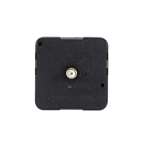 Quartz Clock Mechanism Kit With Hands And Motor For Easy Wall Clock Repair, black motor front view, simple install tool.