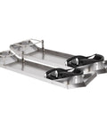 Stainless Steel Kneeboard For Concrete Work With Built In Toe Brackets And Knee Pads Contractor Grade Durable Sliders