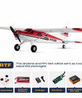 800mm De Havilland Beaver RC Airplane RTF With Gyro 4 Channel 2.4GHz Ready To Fly Complete Pack with accessories