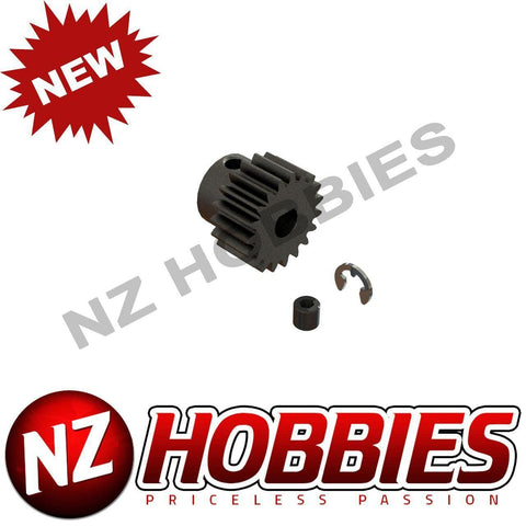 Beefy 20T 0.8 Mod Safe D5 Pinion Gear For RC Cars And Trucks, heavy-duty steel, wide-tooth, ARA311003