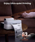 Wireless Bluetooth Thermal Label Printer For 4x6 Shipping Labels And Print Width 1.57 To 4.25 Inches Ideal For Small Businesses