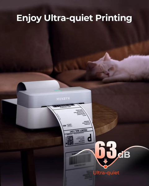 Wireless Bluetooth Thermal Label Printer For 4x6 Shipping Labels And Print Width 1.57 To 4.25 Inches Ideal For Small Businesses