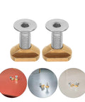 All In One M6 Brass T Nut Kit For Hydrofoil Boards With Screws Heavy Duty T Nut Fasteners For Foil Track Mounts Corrosion Resistant