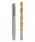 Go To 5/16-20 UN Straight Flute Tap And 7.0mm Twist Drill Bit Set Titanium Plated 6542 High Speed Steel