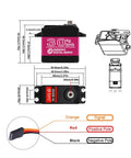 2 Pack 30Kg Digital RC Servo With Full Metal Gear DS3230MG Waterproof Steering dimensions
