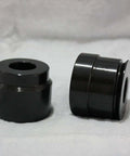Two black oxide coated dies from the Anti Rust Bead Roller Die Forming Kit For 22mm Shaft With Ten Extra Dies For Hemmed Edges