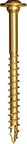 RSS Rugged Structural Screws One Quarter By One And One Half Inch For Wood To Wood Fastening Interior Exterior Use With Integrated Washer