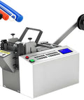Heavy Duty Fully Automatic Heat Shrink Tube Cutter Machine With Bright Lcd Display for precise cutting of tubing up to 180mm.