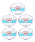 5 Piece Copper Solder Wick Set For Clean Desoldering On PCBs High Efficiency No Clean Solder Removal Wire spools displayed