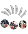 12-Piece Galvanized Iron Toggle Bolts With Wings For Drywall And Hollow Walls, shown with close-up installation images