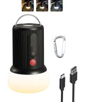 Rechargeable LED Camping Lantern With 6000mAh Battery Emergency Outdoor Tent Light, USB-C cable and carabiner included